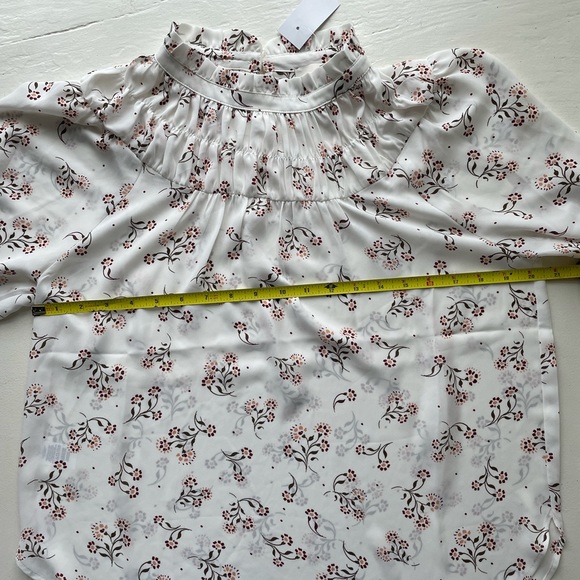 Loft garden shirred ruffle blouse. - Picture 8 of 13